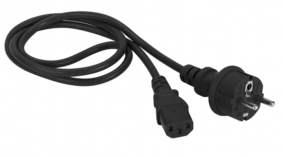 

Кабель питания Lanmaster LAN-PP13/SH-0.5-BK Schuko-C13, 3х0.75, 220В, 10А, 0.5 метра, LAN-PP13/SH-0.5-BK