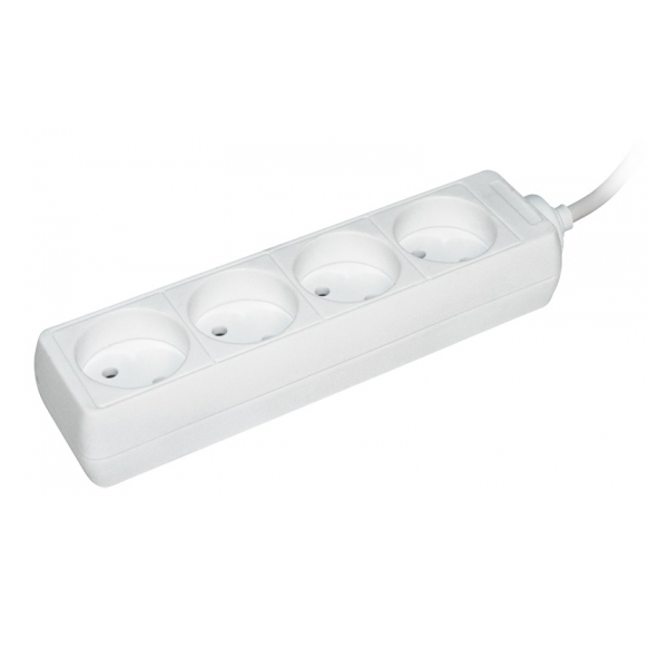 

Удлинитель IEK WYP10-06-04-03-N 4х3м без заземл. 10А IP20 У4 2P 250В 2х0.75, WYP10-06-04-03-N