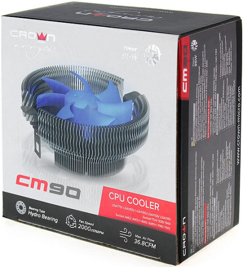 фото Кулер  Crown CM-90 в Казани