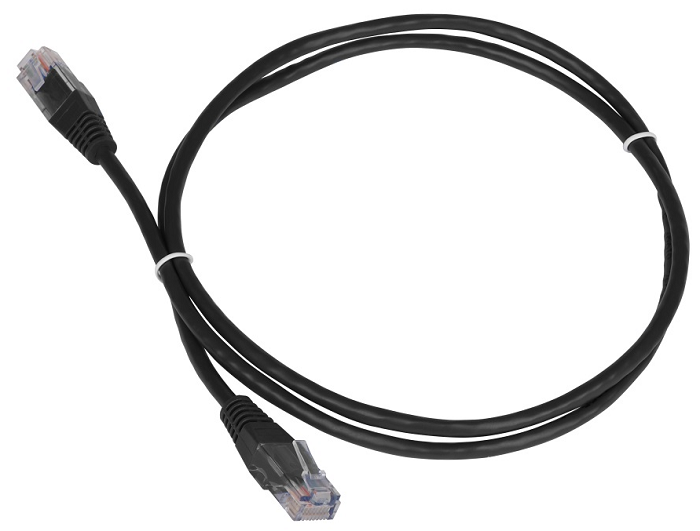 

Кабель патч-корд U/UTP 5e кат. 10м. TWT TWT-45-45-10-BK RJ45-RJ45, 4 пары, черный, TWT-45-45-10-BK