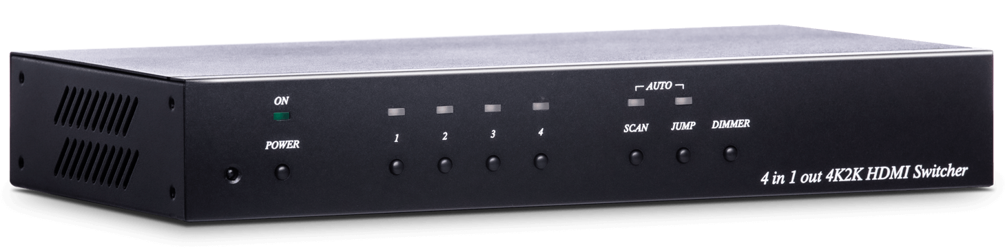 

Коммутатор SC&T HS04-4K6G сигнала HDMI (4 входа /1 выход) c поддержкой HDMI 2.0, HDCP 1.4/2.2, HS04-4K6G