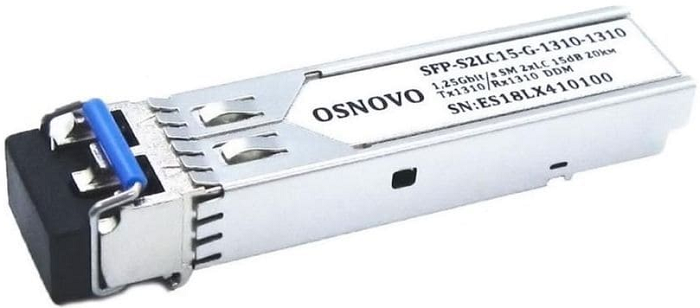 

Модуль OSNOVO SFP-S2LC15-G-1310-1310-I оптический SFP промышленный. Два волокна Single Mode. Скорость: до 1,25 Гбит/c. Тип разъема: 2xLC. Оптический б, SFP-S2LC15-G-1310-1310-I