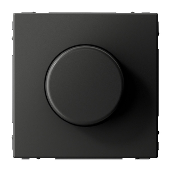 

Светорегулятор Systeme Electric GAL001423 ArtGallery поворотно-нажимной LED, RC, 400Вт, механизм, Базальт, GAL001423