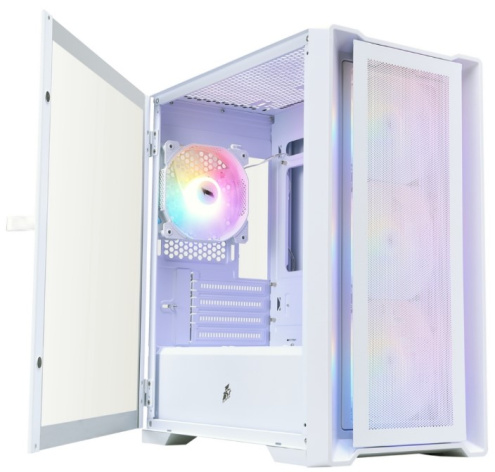 фото Корпус mATX 1STPLAYER TRILOBITE T4 MESH FRGB White в Омске