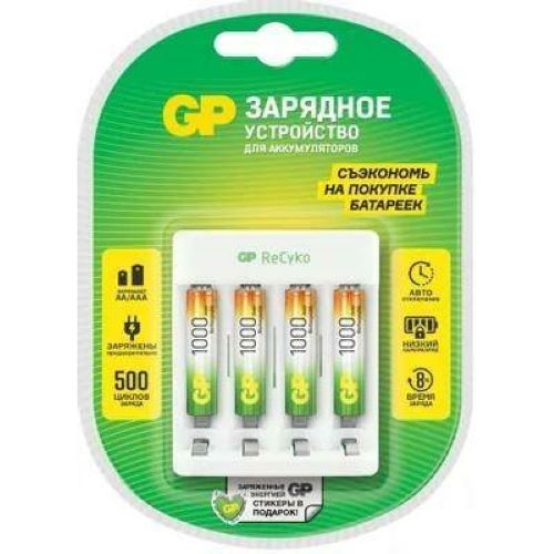

Зарядное устройство GP E411/100AAAHCCS-2CR1 4 шт. 1000мAч, E411/100AAAHCCS-2CR1