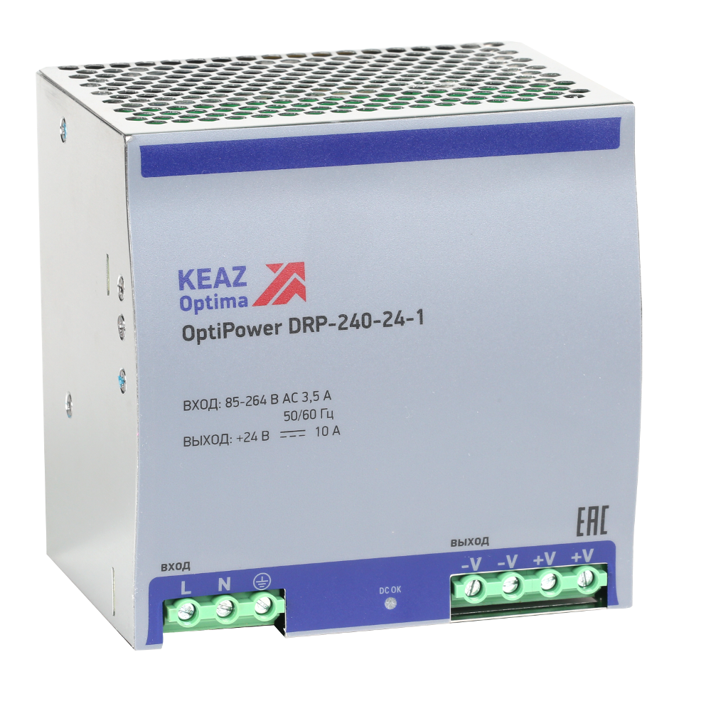 

Блок питания КЭАЗ 284549 OptiPower DRP-240-24-1, 284549