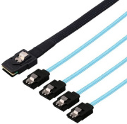 фото Кабель SNR SFF-8087/4SATA-80CM