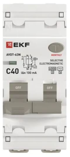фото Автомат дифференциальный EKF D63N26MS40C100 в Казани