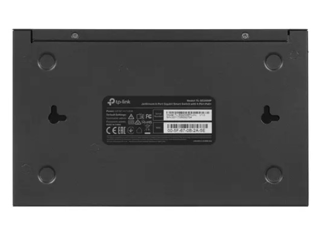

Коммутатор управляемый TP-LINK SG2008P 8-портовый гигабитный, 4*PoE+, 4 гигабитных порта PoE+, 802.3at/af, SG2008P