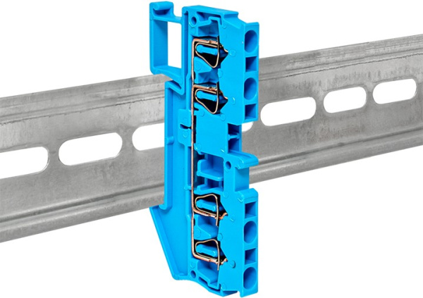 фото Клеммная колодка  EKF plc-jxb-st-2.5-4-blue в Перми