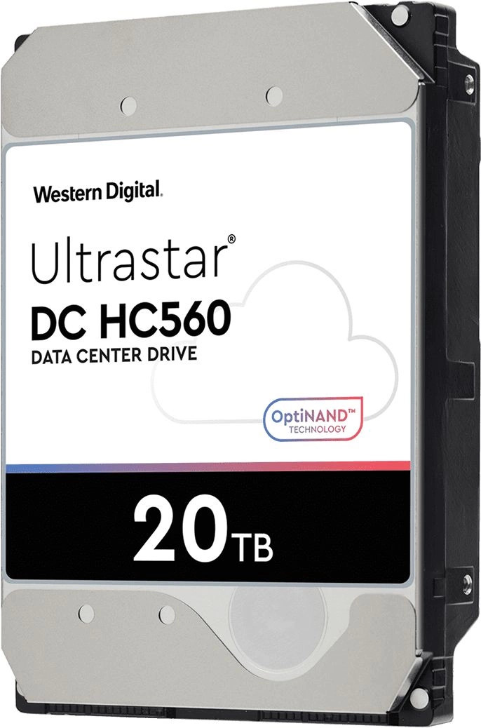 Жесткий диск 20TB SATA 6Gb/s Western Digital WUH722020BLE6L4 0F38785 Server Ultrastar DC HC560 3.5" 7200rpm 512MB