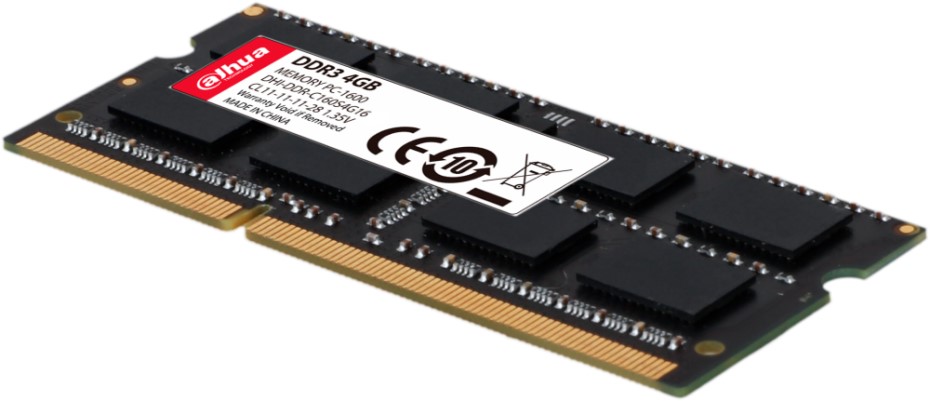 

Модуль памяти SODIMM DDR3 4GB Dahua DHI-DDR-C160S4G16 PC3-12800 1600MHz CL11 1.35V, DHI-DDR-C160S4G16