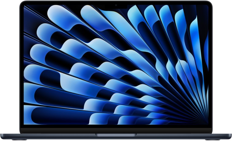 

Ноутбук Apple MacBook Air 13 MRXV3 13-inch M3 chip with 8-core CPU and 8-core GPU, 8GB, 256GB SSD - Midnight, MacBook Air 13 (2024)