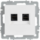 фото Розетка компьютерная  IEK BR-K20-2-K91 в Санкт-Петербургe