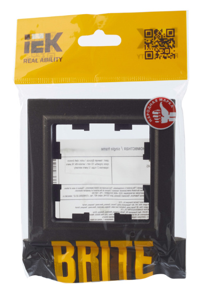 фото Рамка одинарная  IEK BR-M12-K45 в Омске