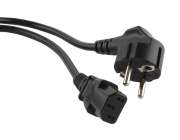 фото Кабель питания Hyperline PWC-IEC13-SHM-0.5-BK