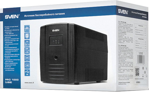 фото Источник бесперебойного питания  Sven Pro 1000 в Челябинске