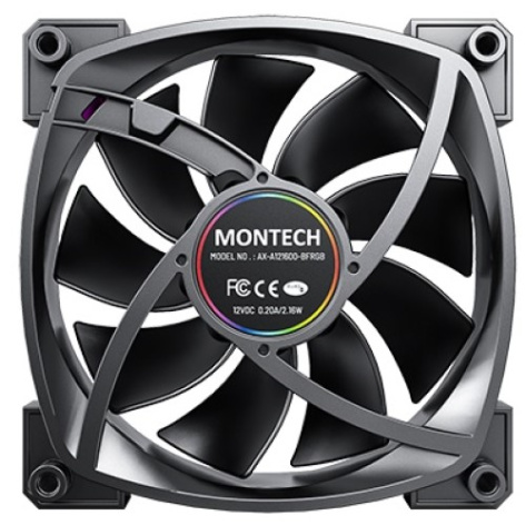 фото Вентилятор для корпуса Montech AX120 PWM BLACK в Омске