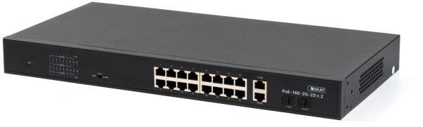 фото Коммутатор  Бастион SKAT PoE-16E-2G-2S v.2 в Казани