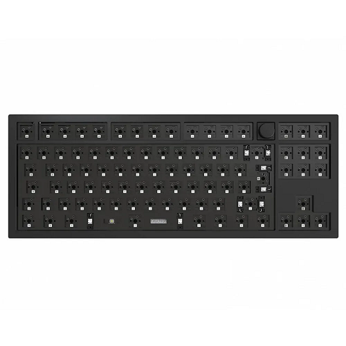 

Клавиатура Keychron Q3 Q3-F1 механическая, QMK TKL Knob, алюминиевый корпус, RGB подсветка, Barebone, черный, Q3