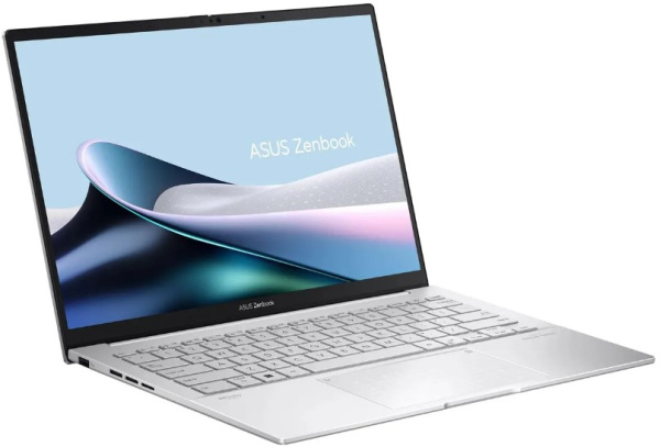 фото Ноутбук  ASUS Zenbook 14 UX3405MA-QD026W в Красноярске 14 ", Core Ultra 7, 16 Гб RAM, 1 Тб SSD, Arc graphics, Серебристый