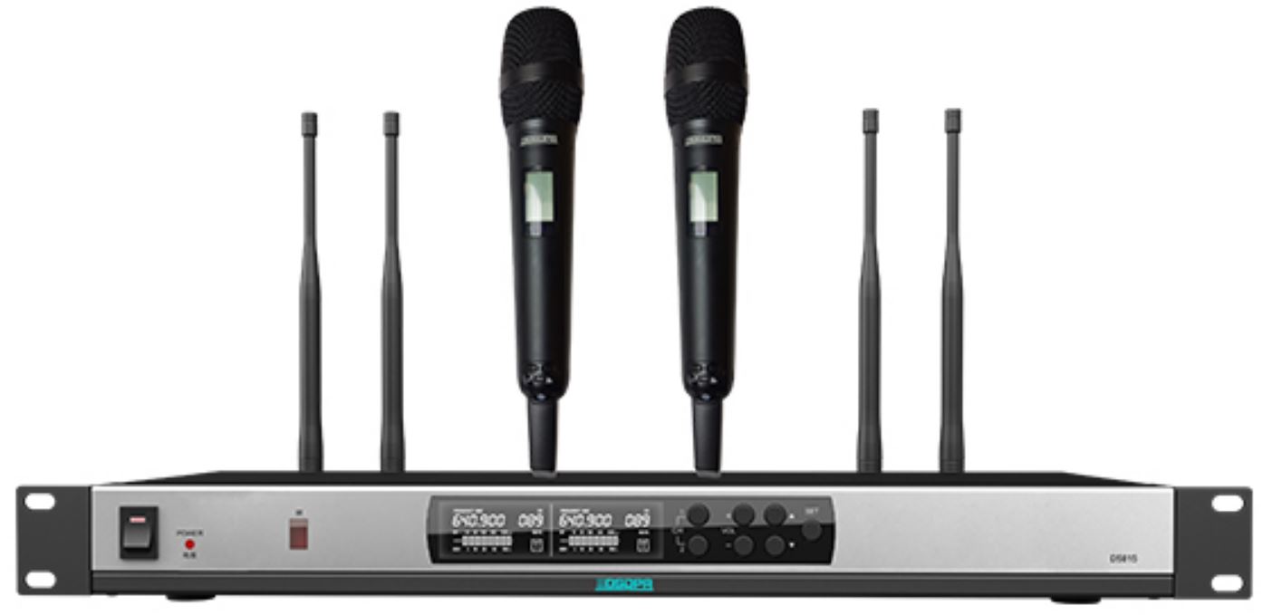 

Радиосистема DSPPA D5821 беспроводная, True Diversity UHF (2 портативных микрофона), D5821