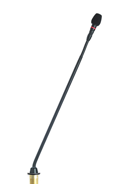 

Микрофон Shure MX415R/N корпус без капсюля на "гусиной шее", 38,1 см, световое кольцо индикации, врезной предусилитель, MX415R/N