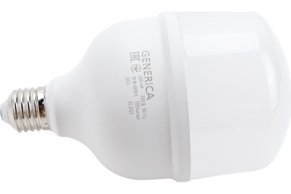 фото Лампа светодиодная GENERICA LL-HP-30-230-65-E27-G в Самаре