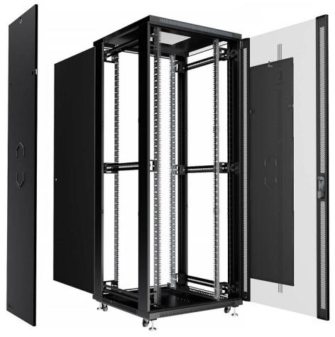 фото Шкаф напольный 19", 47U Cabeus SH-05C-47U80/80-BK в Санкт-Петербургe