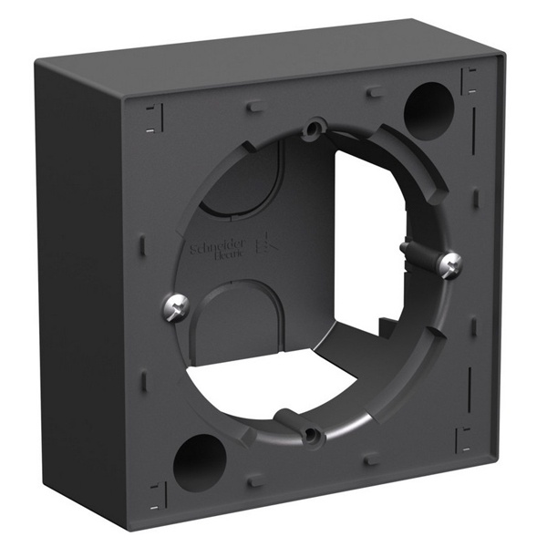 

Коробка для наружного монтажа Systeme Electric ATN001400 AtlasDesign Базальт, ATN001400