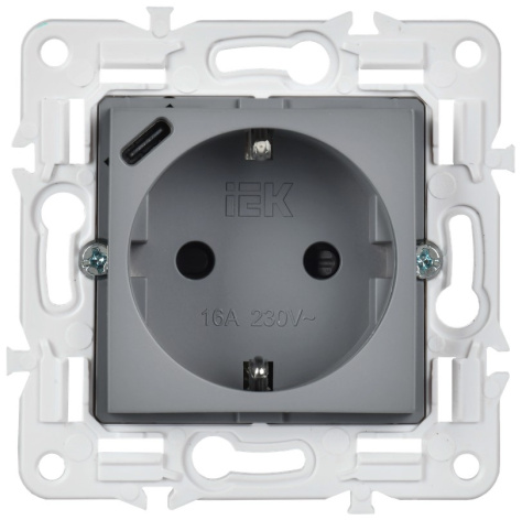 фото Розетка с заземлением  IEK SK-R14-16-U14-018-K03 в Ростове-на-Дону