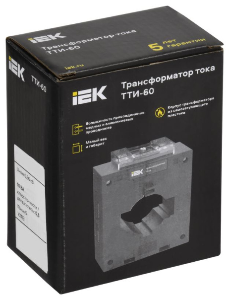 фото Трансформатор тока IEK ITT40-2-10-0600-08