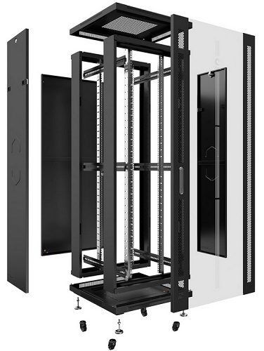 фото Шкаф напольный 19", 27U Cabeus SH-05C-27U60/100-BK в Уфе