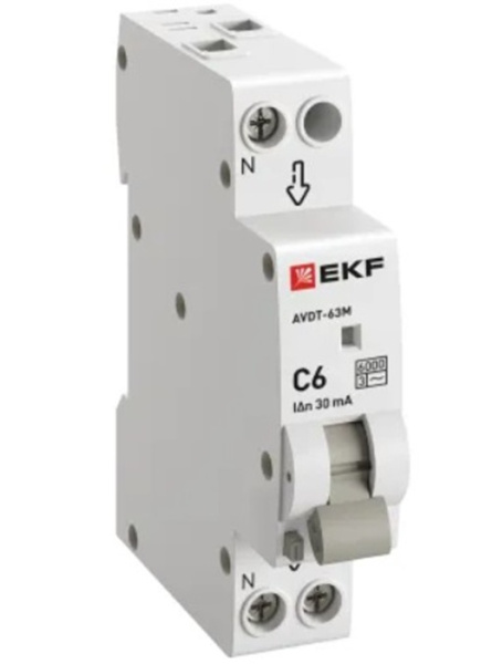 фото Автомат дифференциальный EKF DA63M-6-30 в Санкт-Петербургe