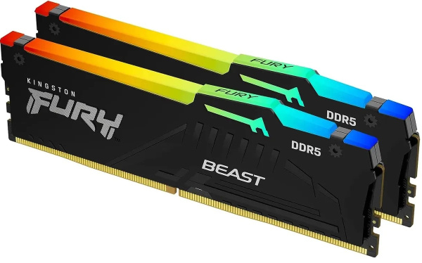 фото Оперативная память DDR5 64 ГБ (2×32 ГБ) Kingston FURY KF556C40BB2AK2-64, 5600 МГц, (KF556C40BB2AK2-64) в Казани