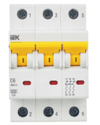 фото Автоматический выключатель IEK MVA31-3-006-C