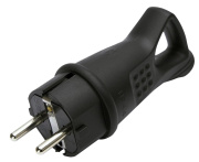 фото Каучуковая вилка Filum FL-PLUG-P-EU-IP44-BK