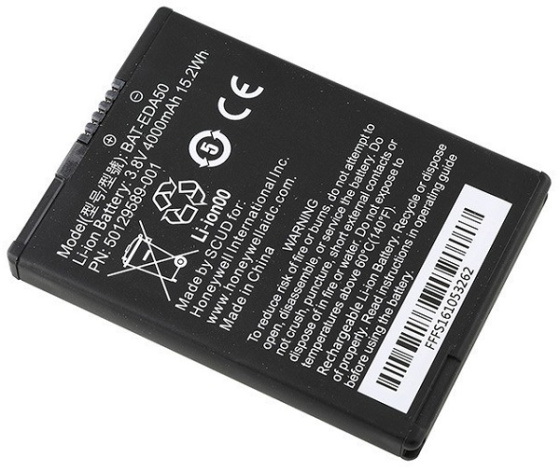 Изображение товара Аккумулятор Intermec BAT-EDA50K-1 для EDA50k 3.8V 4000mAh