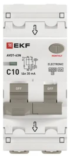 фото Автомат дифференциальный EKF D63N26EA10C30 в Челябинске