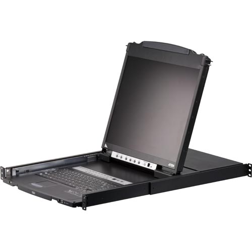 

Консоль KVM Aten CL5808N-ATA-RG KVM, 2 user консоль LCD 19" => 8 cpu PS2/USB+VGA, с KVM-шнурами USB/PS2 2х1.8м., 1280x1024, 1U 19", исп.спец.шнуры, OS, CL5808N-ATA-RG