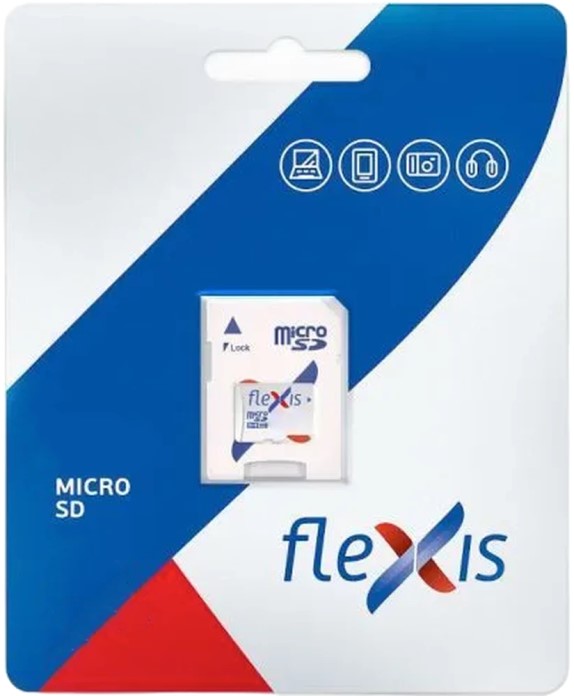 

Карта памяти MicroSDXC 128GB Flexis FMSD128GU3A Cl10 U3, с адаптером, FMSD128GU3A
