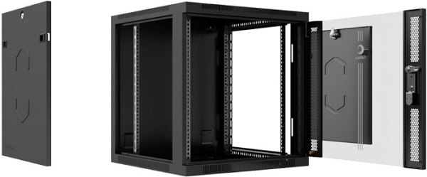 фото Шкаф настенный 19", 12U Cabeus SH-05F-12U60/35-R-BK в Уфе