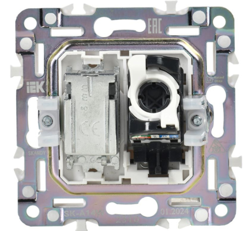 фото Розетка комбинированная IEK SK-AK20-1-K01 в Омске