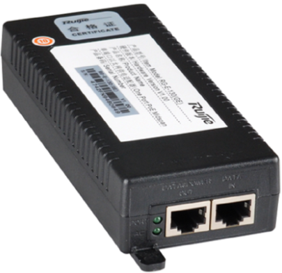 

Инжектор PoE RUIJIE NETWORKS RG-E-130(GE) 1-port PoE adapter (1000Base-T, PoE+/ 802.3at), RG-E-130(GE)