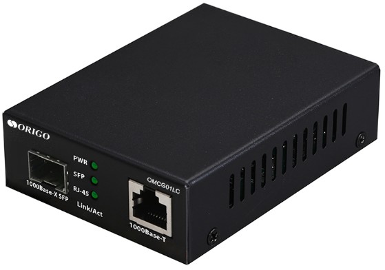 

Медиаконвертер ORIGO OMCG01LC/A1A 1000Base-T / 1000Base-X SFP, OMCG01LC/A1A