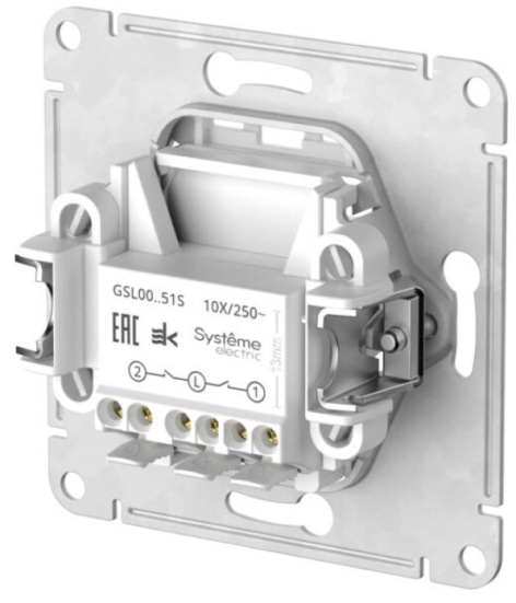 фото Выключатель двухклавишный  Systeme Electric GSL000151S в Красноярске