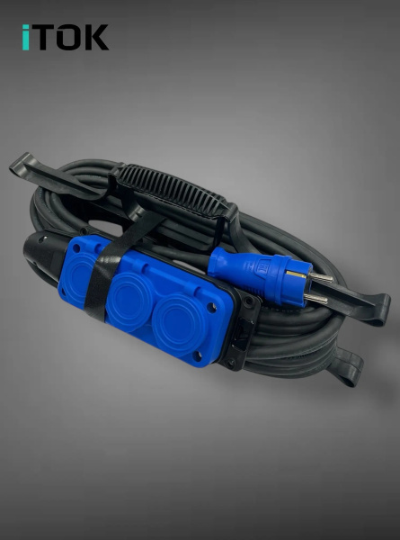 фото Удлинитель силовой iTOK i-CONNECT-COLOR-SUR-KG-325-3-54-20-BLUE в Екатеринбурге