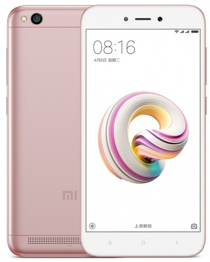 фото Смартфон  Xiaomi Redmi 5A 2/16Gb Rose Gold