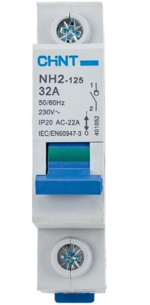 

Выключатель нагрузки CHINT 401052 1P, 32А, NH2-125 (R), 401052