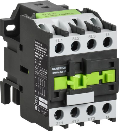 Изображение товара Контактор IEK KKME21-025-024-10 для управления электродвигателями